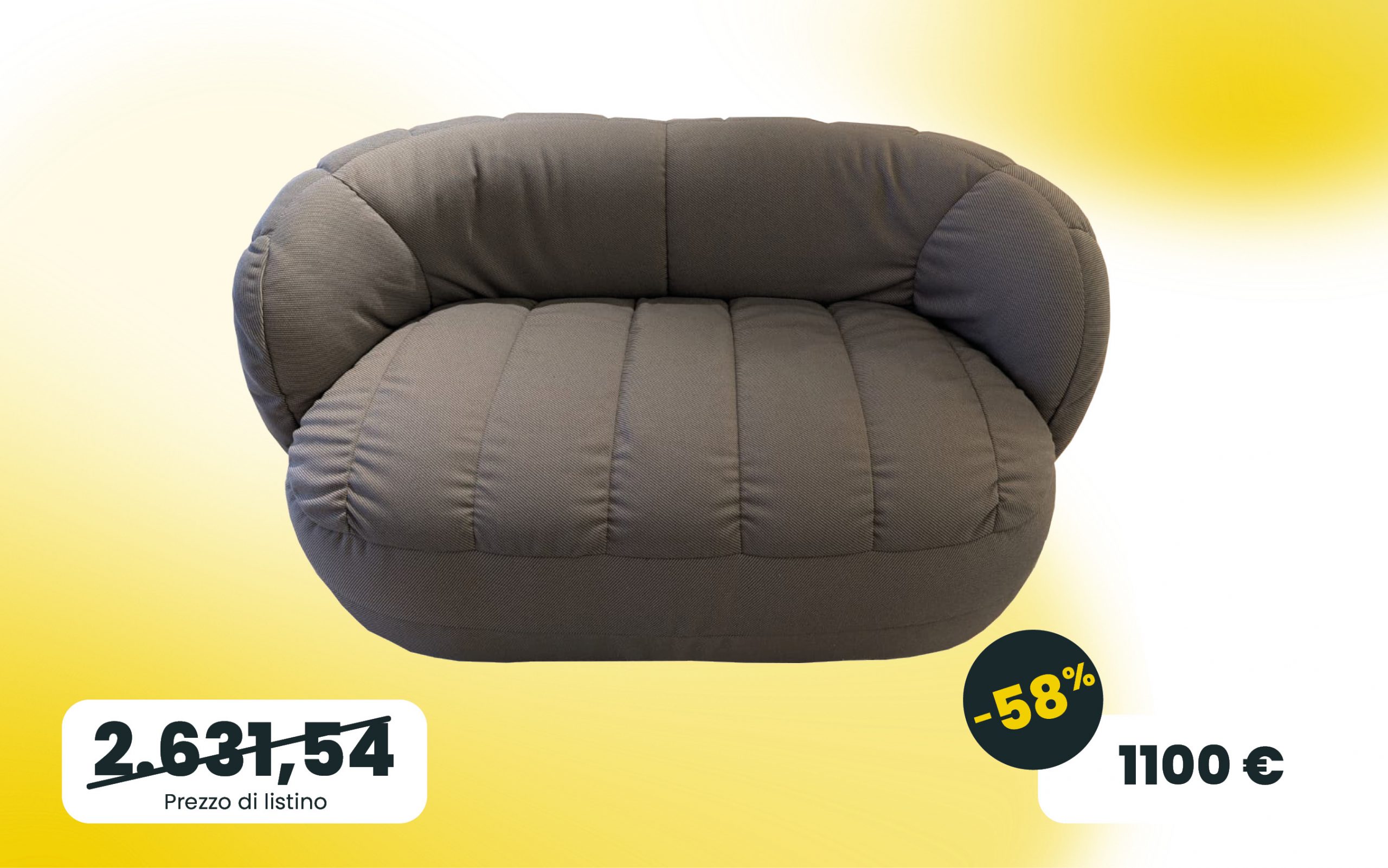 Divanetto Reef Connubia in sconto nel negozio di Jesi